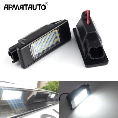 แผ่นเรืองแสงป้ายทะเบียน LED 2ชิ้นสำหรับ Mercedes-Benz Sprinter W906 VIANO W639 VIANO W639 2003-2014