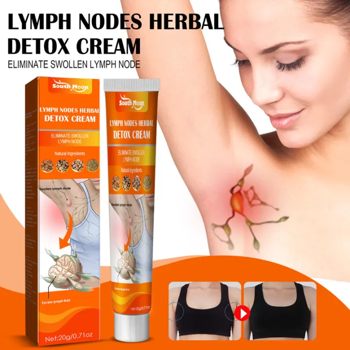 20g Lymphatic Detox Cream Anti Swelling Massage Repair Ointment Herbal Unclog Cream Neck Armpit 0568