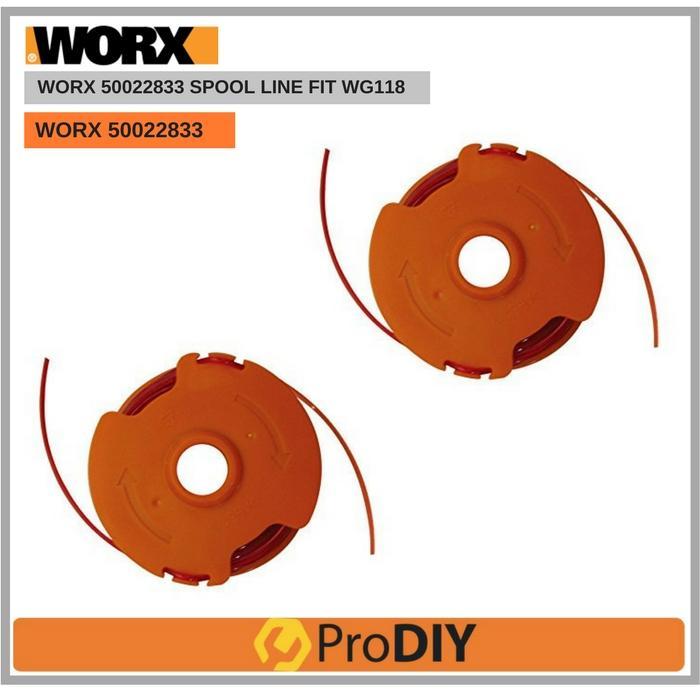 TWIN PACK 2PCS WORX WA0007 Spool Line Fit WG105 WG106 WG108