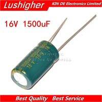 10PCS 16V1500UF 10*20mm 1500UF 16V 10x20 mm Aluminum Electrolytic Capacitor DIP WATTY Electronics