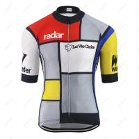 New Fabric Classic Retro Cycling Jersey Men RoadMTB Bike Racing Clothing Triathlon Bicycle Jersey