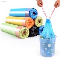 ☂℗◙ 15pcs/Roll Trash Bags Disposable Thickened Garbage Bag Vest-style Garbage Can Storage Bag Household Kitchen Plastic Bag