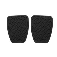 ✣┇¤ 2PCS Car Clutch And Brake Pedal Pad Rubber Pedal Cover For Nissan Qashqai 2007-2016 Car Accessories