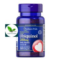 NEW Puritans Pride Ubiquinol 200 mg / 30 Rapid Release Softgels