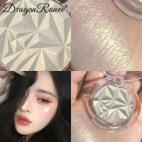 DragonRanee บลัชออนผงกากเพชรแป้งรองพื้นอัดแข็งปรับสัดส่วนให้สว่างแต่งหน้าสะท้อนแสงผงกลิตเตอร์อายแชโดว์สูง