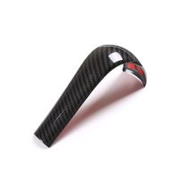 Carbon Fiber Car Gear Shift Handle Sleeve Sticker Cover Trim Car Decoration Fit for BMW 5 series E60 X3 E83 6 series E63 X5 E53