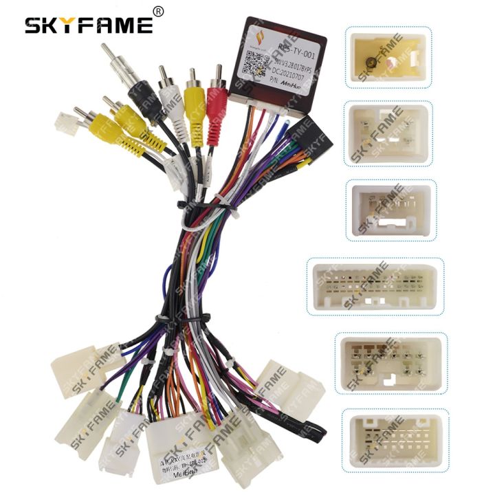 SKYFAME 16Pin Car stereo Wire Harness canbus decoder For Subaru ...