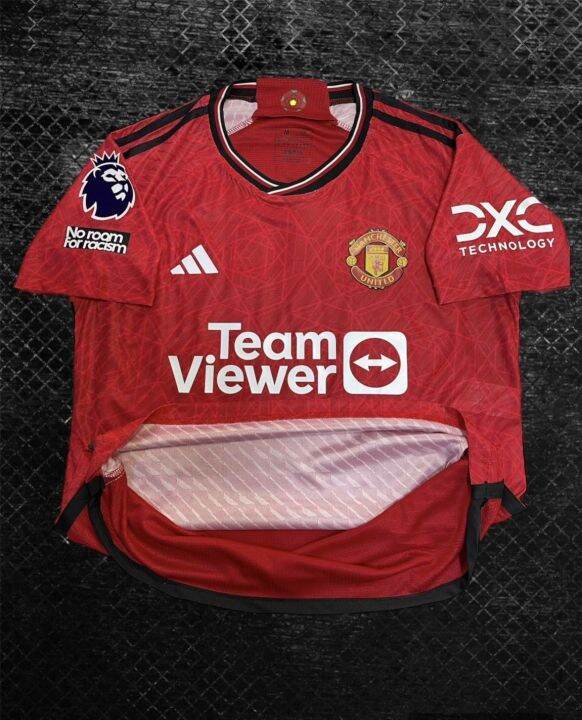 เสื้อแมนยู-manu-เสื้อบอลแมนยู2023-2024-ใหม่ล่าสุด-ได้ทั้งเสื้อและกางเกง-สินค้ามาตรฐาน-อาร์มลีกครบ