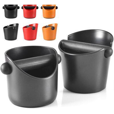 Coffee Knock Box Shock-Absorbent Espresso Knock Box for Barista Coffee Grind Anti-slip Espresso Dump Bin Grind Waste Bin