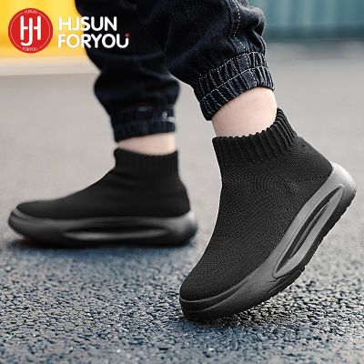 2023 Kids Fashion Sneakers For Boys Girls Tennis Shoes Breathable Sports Running Shoes Children Casual knitting Running Shoes
