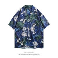 Summer brought fresh flower shirt Thai Cuba male port flavour restoring ancient ways phuket beach loose short-sleeved shirt lovers