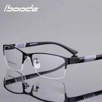 iboode Reading Glasses Men Women High Quality Half-frame Diopter Glasses Business Male Presbyopic Eyeglasses 1.0 1.5 2.0 2.5 4