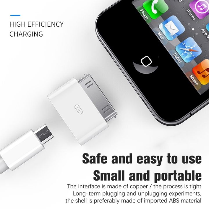 chaunceybi-1pc-usb-to-30-pin-charger-converter-iphone-4-4s-3gs-data-synchronization-usb-cable