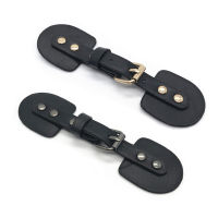 2 pcslot Metal Clasp Buckles Leather Strap Buckle Fastener Buttons For Overcoat Decoration Clothing Accessories