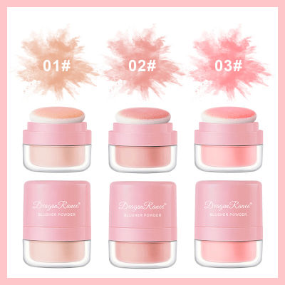 Mineral Blush Powder Pigmented Cheek Tint Long-lasting Cheek Tint Multi-purpose Blush Pigments Peach Pink Rouge