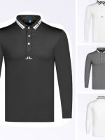 GOLF CUSTOM เสื้อผ้าแขนยาวผู้ชายกอล์ฟกลางแจ้งชุดกีฬา Quick-drying เสื้อโปโล Breathable เหงื่อ-ดูดซับ TOP Korea original J.LINDEBERG☽㍿✓