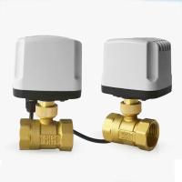 1/2 3/4 1 1-1/4 DN15-DN50 IP65 Waterproof Motorized Ball Valve 220V 12V 24V 3-Wire 2 Control Brass Electric Ball Valve