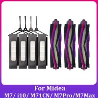 11Pcs for Midea M7/ I10/ M71CN/ M7Pro/M7Max Vacuum Cleaner Main Side Brush HEPA Filter Parts Accessories Kit