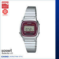 นาฬิกาข้อมือ CASIO Youth Vintage ของแท้ รุ่น LA670WA-4DF สายสเตนเลส