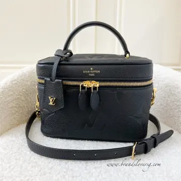 Pre-Owned Louis Vuitton Empreinte Monogram Giant Vanity PM Black