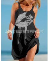 【CW】◇  2023 Dresses for Sling Womens Boho Woman Sleeveless Beach Gothic Clothing