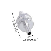 ✤✗ 6/8/10/12mm Aluminium Alloy Fuel Non Return Check for VALVE Petrol Gasolin for Car Fuel System Equipment