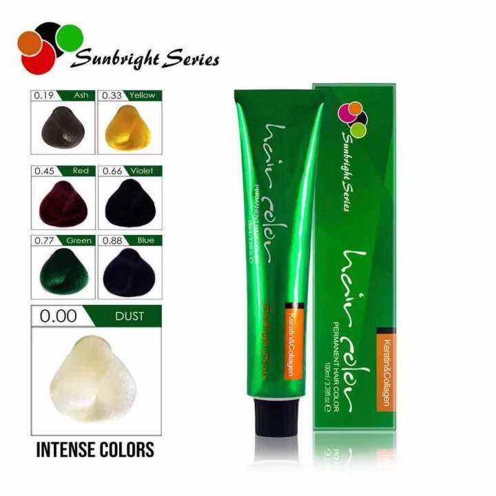 Sunbright Series INTENSE COLORS Hair Color 100ml Lazada PH