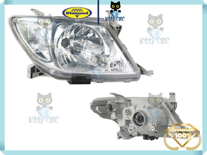 ไฟหน้า-วีโก้-ปี-2008-2011-vigo-toyota-โตโยต้า-โคมไฟหน้า-ไฟหน้าวีโก้-วิโก้-ไฟมุมสีขาว