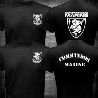 French Navy Special Operation Forces Counter Terrorist Commandos Marine T-Shirt Men Cotton Tshirt Tees Streetwear Harajuku Shirt