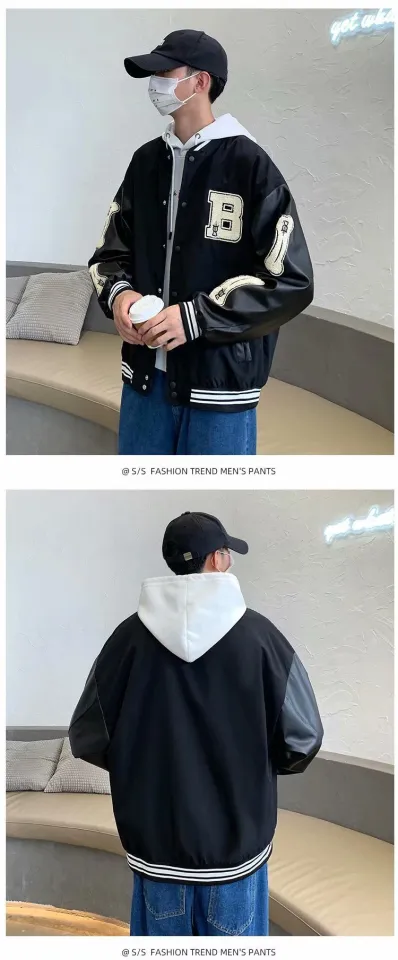 Fashion Women Varsity Jacket Korean Baseball Hip Hop Jacket Unisex  Windbreaker Vintage Bomber Jacket For Men