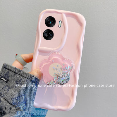 ปลอกอ่อน Phone Case เคส Honor90 Honor 90 Lite 5G เคสซิลิโคนโทรศัพท์สีมาการองพร้อมทรายดูดป้องกันเลนส์รวมทุกอย่างฝาครอบหลังซิลิโคน2023