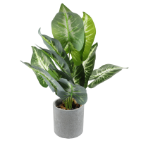 Monstera Leaf ประดิษฐ์ Bonsai เดสก์ท็อปเครื่องประดับเท็จเครื่องประดับปลอม Potted