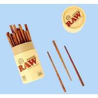 [เน้นคุณภาพ] Raw wooden P แท่งไม้สำหรับไว้ม้วนขึ้นรูปกระดาษ - ขนาด110มม. 1 อัน