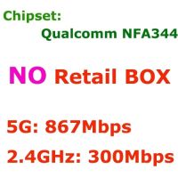 WTXUP Qualcomm Atheros NFA344 802.11ac 1200Mbps PCi Express อะแดปเตอร์ WiFi ไร้สายตั้งโต๊ะ PCI อะแดปเตอร์แบบเร็วเป็นพิเศษกับ4.1บลูทูธ