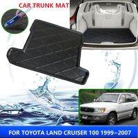 Alas Bagasi Mobil สำหรับ Toyota Land Cruiser 100เล็กซัสแอลเอกซ์470 1999 ~ 2007 2000ทนอุณหภูมิสูงอุปกรณ์ตกแต่งภายในแผ่นเก็บของ