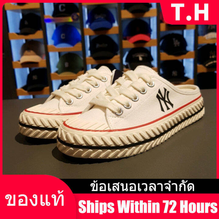 counter-genuine-รองเท้าผ้าใบ-mlb-ny-play-ball-origin-mule-york-yankees-shoes-mens-and-womens-canvas-shoes-3amuua11n-รองเท้าวิ่ง-รองเท้าผ้าใบกีฬา