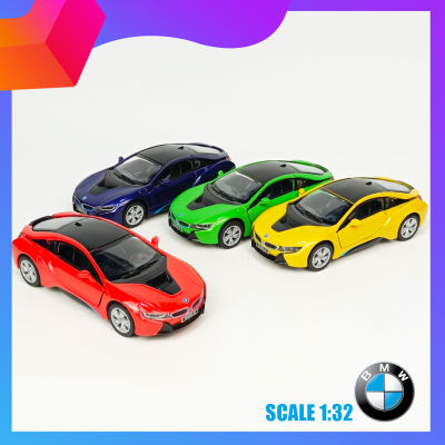 BMW i8 Diecast Model Car  Scale 1:32 โมเดลรถเหล็กบีเอ็มดับเบิ้ลยู i8
