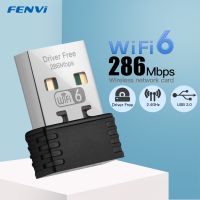 WIFI 6 USB Dongle AX286 2.4GHz Mini USB WiFi Card Adapter Wireless Network Receiver For PC/Laptop For Windows7/10/11 Driver Free  USB Network Adapters