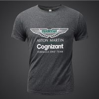 2023 New Aston Martin Printing Pure Cotton T Shirt Amf1 Mens O-Neck T Shirt Formula 1 Racing Suit F1 High Quality Fashion Tees