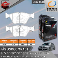 COMPACT ผ้าเบรคหน้า BME 5 SERIES 93-97,BMW 7 SERIES 92-94,M3 E36 94-00,M5 E34 88-94,Z4 E85 03- รหัส 1131