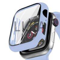 ชุดเคสสำหรับ Apple Watch บางเฉียบปลอกซิลิโคน8 7 6 5 4 3 SE สำหรับ IWatch 44 40 41 45 38 4249มม. ป้องกันสกรีนทีพียูใส