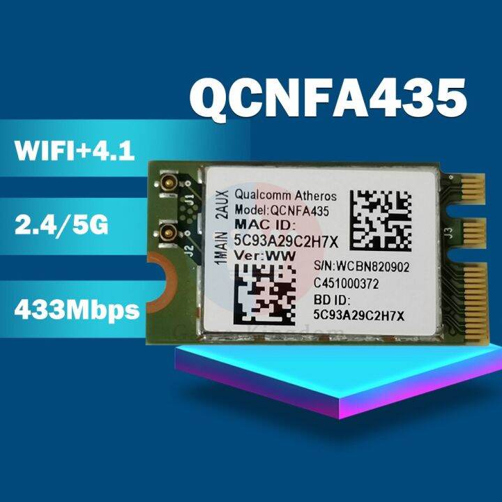 Wireless Adapter Card For Qualcomm Atheros Qca9377 Qcnfa435 802.11ac 2 ...