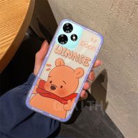 การ์ตูนหมีน่ารักใหม่ Ins สำหรับ Realme C51 / C53 / C55 / C55 NFC 2023เคสมือถือกันกระแทกเคสนิ่มโปร่งใส RealmeC53เคสโทรศัพท์