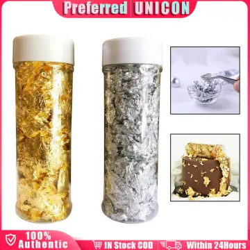 1box Gold Leaf Flakes Sequins Glitters Epoxy Resin Filling Gold Foil Paper  DIY Resin Silicone Mold Nail Art Jewelry Making Decor
