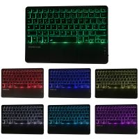 （Miss qis keycap）AZERTY KeyboardBluetooth FrenchWith Touchpad Backlit สำหรับ Ios/android/windows/linux TabletLaptop PC