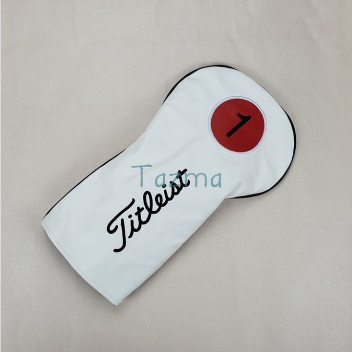 titleist-branded-golf-club-driver-fairway-woods-headcover-letter-number-embroidery-sports-golf-club-accessories-equipment