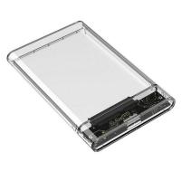 Hard Drive Case Enclosure Clear Hard Disk Case 2.5 Hard Drive Enclosure External Hard Disk Case Clear For 7mm/9.5mm HDD SSD