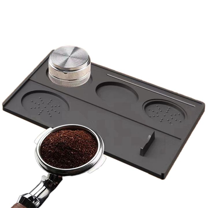 1-pcs-espresso-tamping-mat-silicone-coffee-tamper-mat-coffee-pad-tamp-station-replacement-parts-accessories-for-barista-tool-bar-espresso-accessory-black