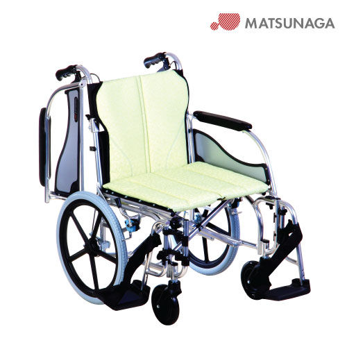 matsunaga-รถเข็นวีลแชร์-รุ่น-mw-sl4d-ล้อเล็ก-ต้องมีผู้ช่วยเข็น
