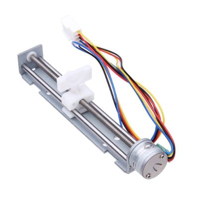 Free Shipping 18 Degree Step Angle Stepper Motor Screw With Nut Slider + 2 Phase 4 Wire of DC 9-12V/800mA Driving Voltage